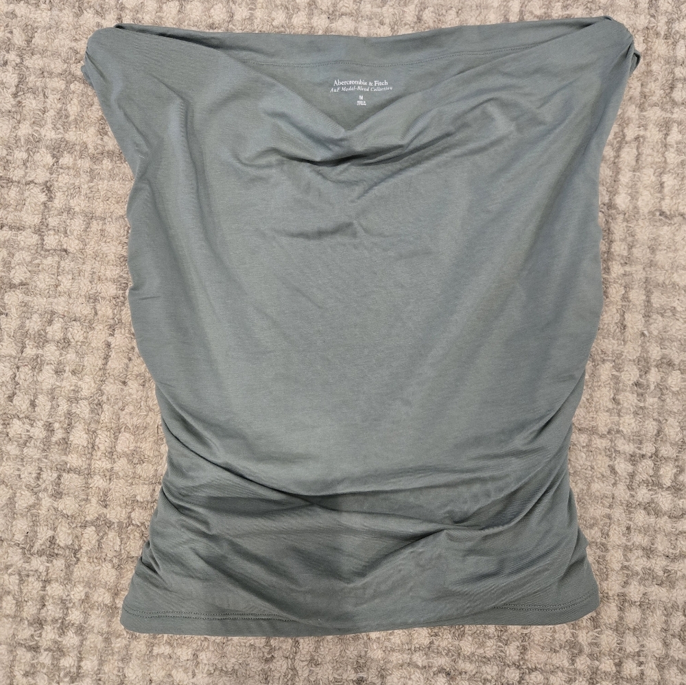 Abercrombie & Fitch Slate Green Top